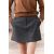 Zara Юбка zw collection из шерстяной смеси с просохшим поясом , Цвет: Серый, Размер: S, изображение 5