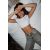 Zara Топ из смесового хлопка и модала, Цвет: Белый, Размер: M, изображение 3