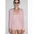 Zara Майка из тонкого вязаного материала с эффектом складок и круглым вырезом, Цвет: Пурпурный, Размер: S, изображение 3