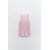 Zara Майка из тонкого вязаного материала с эффектом складок и круглым вырезом, Цвет: Пурпурный, Размер: S, изображение 6