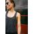 Zara Топ-короткий из истирающейся ребристой ткани с эффектом выцветания , Цвет: Черный, Размер: L, изображение 2
