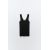 Zara Вяжетоп с широкими лямками , Цвет: Черный, Размер: XS, изображение 5