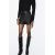 Zara Шорты-бермуды с эффектом кожи высокой посадки , Цвет: Черный, Размер: XL, изображение 3