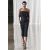 Zara Топ с обнаженными плечами с прямым вырезом, Цвет: Черный, Размер: S