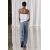 Zara Топ с открытыми плечами с прямым вырезом, Цвет: Белый, Размер: S, изображение 3