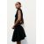Zara Топ из драпированной полиамида , Цвет: Черный, Размер: S, изображение 3