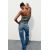 Zara Топ-бандо из ребристого трикотажа с сохраненным разделителем , Цвет: Зеленый, Размер: S, изображение 5