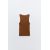 Zara Майка с ребристым узором , Цвет: Коричневый, Размер: S, изображение 3