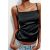Zara Топ из атласа с завязкой на спине , Цвет: Черный, Размер: XS, изображение 3