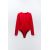 Zara Боди с зауженной посадкой с налокотника и плечами , Цвет: Красный, Размер: L, изображение 5