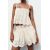 Zara Топ с вышитыми лямками , Цвет: Бежевый, Размер: XS, изображение 3