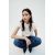 Zara Топ с декоративными складками , Цвет: Бежевый, Размер: XS, изображение 3