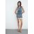 Zara Топ из денима trf с поясом , Цвет: Синий, Размер: XS