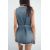 Zara Топ из денима trf с поясом , Цвет: Синий, Размер: XS, изображение 7