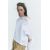 Zara Топ из коллекции zara woman из поплина с оригинальным разделителем, Цвет: Белый, Размер: XS, изображение 4