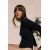 Zara Асимметрический дрепированный боди , Цвет: Черный, Размер: L, изображение 2