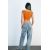 Zara Майка с открытыми плечами и горловиной "лодочка", Цвет: Красный, Размер: S, изображение 5