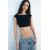 Zara Женский топ без рукавов с лодочкой , Цвет: Черный, Размер: S, изображение 4