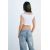 Zara Топ-бюстье с лодочным вырезом , Цвет: Белый, Размер: S, изображение 8