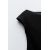 Zara Боди с лодочным вырезом из хлопкового трикотажа, Цвет: Черный, Размер: S, изображение 5