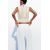 Zara Короткий топ с эффектом складок , Цвет: Бежевый, Размер: XS, изображение 6