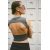Zara Короткий топ с круглым вырезом из рифленой ткани с эффектом выцветания , Цвет: Черный, Размер: S, изображение 3