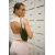Zara Топ-короткий с эффектом выцветшего ряда , Цвет: Бежевый, Размер: S, изображение 2