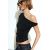 Zara Топ с асимметричным вырезом, Цвет: Черный, Размер: S, изображение 4
