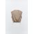 Zara Вязаный топ с контрастной строчкой , Цвет: Коричневый, Размер: XS, изображение 2