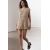 Zara Вязаный топ с отделкой , Цвет: Бежевый, Размер: XS-S, изображение 3