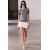 Zara Футболка из шелка и шерсти, Цвет: Серый, Размер: S