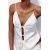 Zara Топ с атласным финишем с бантами , Цвет: Белый, Размер: XL, изображение 2
