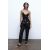 Zara Топ с атласным кружевом и тонкими бретельками, Цвет: Черный, Размер: L