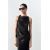 Zara Топ из атласа с драпировкой , Цвет: Черный, Размер: S, изображение 2