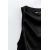Zara Топ из атласа с драпировкой , Цвет: Черный, Размер: S, изображение 8