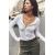 Zara Полупрозрачный деликатный боди , Цвет: Белый, Размер: M, изображение 2