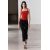 Zara Строгий трикотажный топ с лямками , Цвет: Красный, Размер: XS