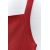 Zara Строгий трикотажный топ с лямками , Цвет: Красный, Размер: XS, изображение 7