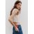 Zara Текстурированный жилет обрезной , Цвет: Бежевый, Размер: XS, изображение 4