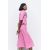 Zara Топ с круглым вырезом и короткими рукавами, Цвет: Розовый, Размер: M, изображение 3