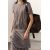 Zara Тонкий свитер с эффектом морщин, круглым вырезом, короткими рукавами и деталями из морщинистой ткани, Цвет: Серый, Размер: S, изображение 4