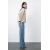 Zara Топ с вырезом в форме v и длинными рукавами с отворотами. перевод на русский: топ с отделкой каймой , Цвет: Бежевый, Размер: XS, изображение 3