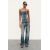 Zara Топ denim trf в стиле корсета , Цвет: Синий, Размер: S