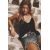 Zara Верх с вышивкой на шее , Цвет: Черный, Размер: XS, изображение 2
