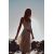 Zara Вышитый топ с завязками , Цвет: Белый, Размер: XS