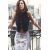 Zara Вязаный топ-короткая модель , Цвет: Синий, Размер: XS