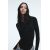 Zara Боди с длинными рукавами из модала , Цвет: Черный, Размер: S, изображение 4