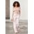 Zara Верх с открытыми плечами с прямым вырезом и деталями на манжетах и длинными рукавами, Цвет: Розовый, Размер: XS