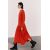 Zara Топ из складчатой ткани, Цвет: Красный, Размер: S, изображение 3