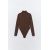 Zara Боди из полиамидного смесового материала, Цвет: Коричневый, Размер: L, изображение 3